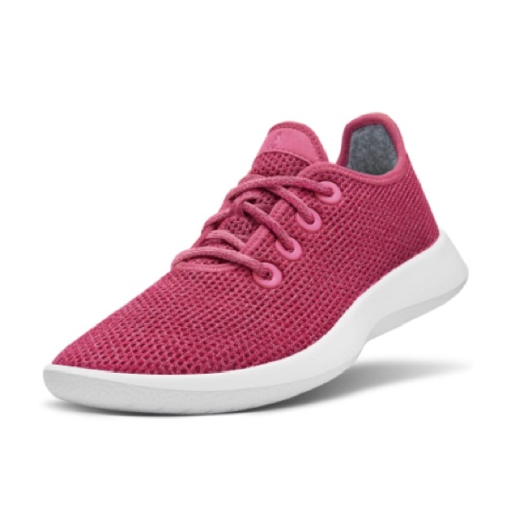 Allbirds Tree Runners Pink Lace-Up Sneakers
